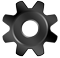 black-gear-icon